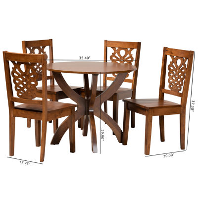 Wanda Dining Room Collection 5-pc. Round Dining Set