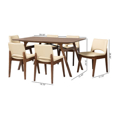 Afton Dining Room Collection 7-pc. Rectangular Dining Set