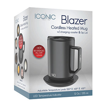 Iconic Ion Mug & Charging Coaster – 12Oz.