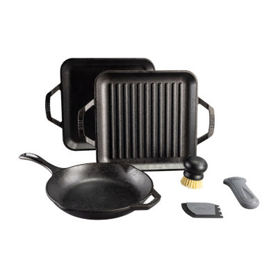 Lodge Cookware Chef Collection Gourmet 6-pc. Cast Iron Cookware Set