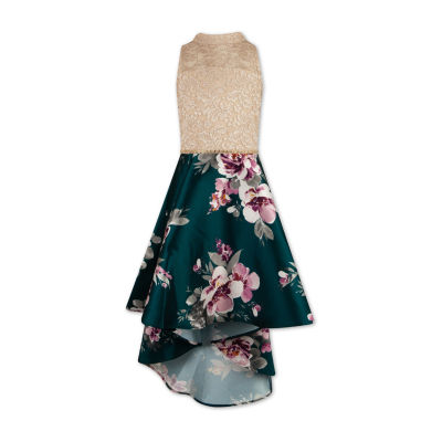 Speechless Big Girls Sleeveless Fit + Flare Dress, Color Green JCPenney