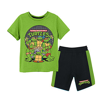 New!Nickelodeon Toddler Boys 2-pc. Teenage Mutant Ninja Turtles Short Set