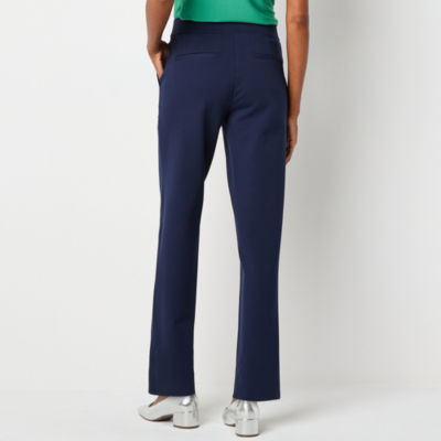 Liz Claiborne Womens Straight Ankle Pant