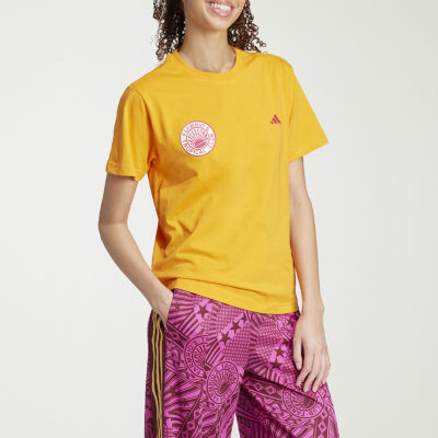 adidas Womens Crew Neck Short Sleeve Active T-Shirt