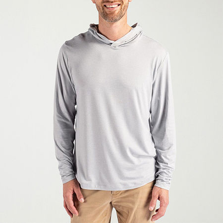 CUTTER & BUCK Mens Long Sleeve Hoodie, X-large, Gray