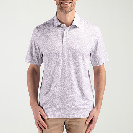 CUTTER & BUCK Mens Regular Fit Short Sleeve Polo Shirt, X-large, Gray