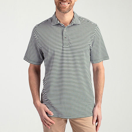 CUTTER & BUCK Mens Regular Fit Short Sleeve Polo Shirt, Xx-large, Green
