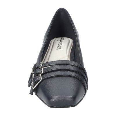 Easy Street Womens Block Heel Booties