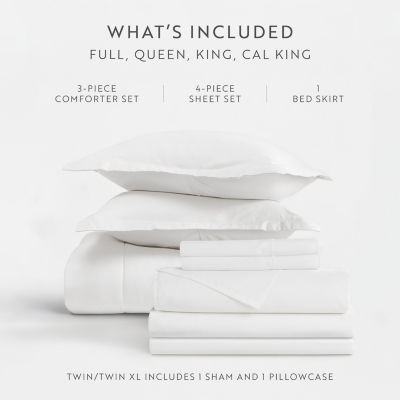 Casual Comfort Premium Ultra Soft Complete Bedding Set with Sheets