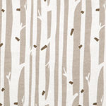 Trend Lab Birch Stripe  Flannel Fitted Crib Sheet