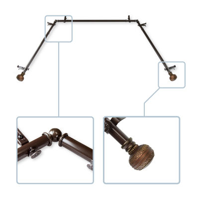 Rod Desyne Ornament Bay Window Rod