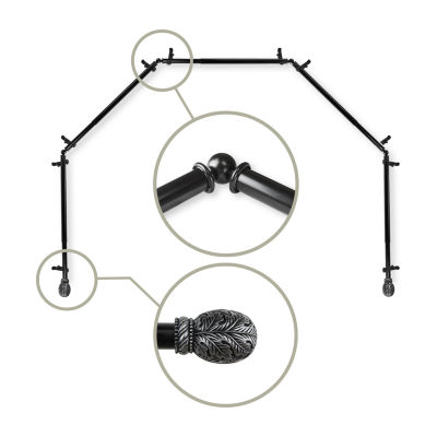 Rod Desyne Forest 5-Sided Bay Window Rod