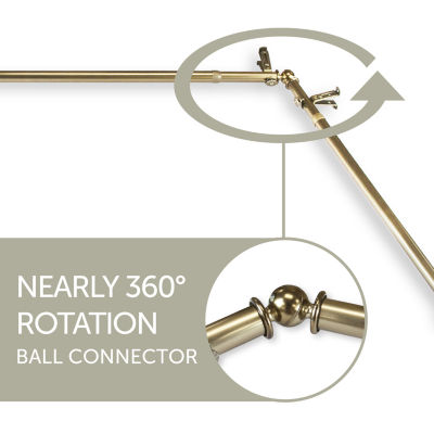 Rod Desyne Amelie 6-Sided Bay Window