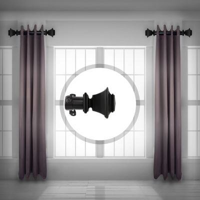 Rod Desyne (Set Of 2) Bach Side 1 1/2 IN Adjustable Curtain Rod