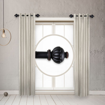 Rod Desyne (Set Of 2) Selma Side 1 IN Adjustable Curtain Rod