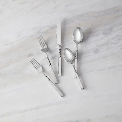 Fortessa Wrought 20-pc. 18/10 Stainless Steel Flatware Set