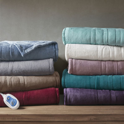 Beautyrest Oversized Heated Midweight Washable Electric Throws - 3 Heat  Settings 2hr Auto off