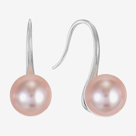 Monet Jewelry Simulated Pearl Drop Earrings, One Size, Pink