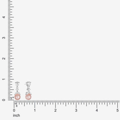 Monet Jewelry Timeless Womens Simulated Pearl Hypoallergenic Drop Earrings