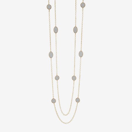 Monet Jewelry Layered Womens 34 Inch Strand Necklace In Multi