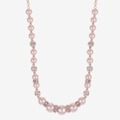 Monet Jewelry Rose Gold Rose Tone Collar Necklace
