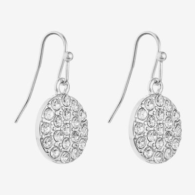 Liz Claiborne Womens Glass Drop Earrings