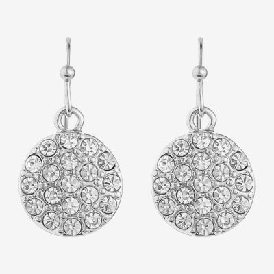 Liz Claiborne Womens Glass Drop Earrings