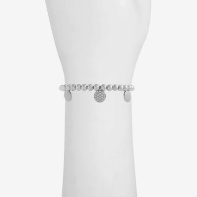 Liz Claiborne Womens Glass Stretch Bracelet