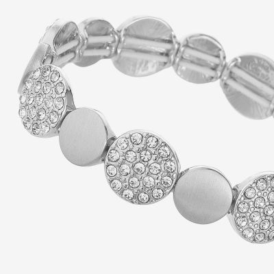 Liz Claiborne Womens Glass Stretch Bracelet