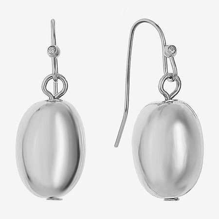 Liz Claiborne Drop Earrings, One Size, Silver