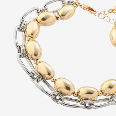 Liz Claiborne Layered Womens Strand Bracelet
