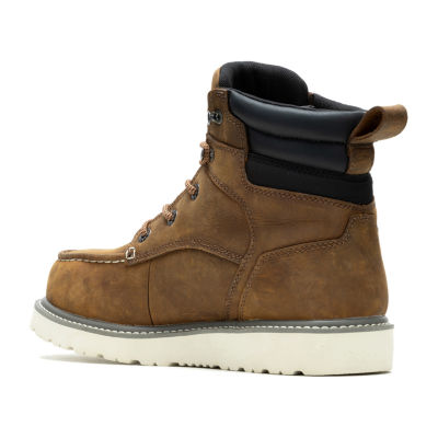 Wolverine Mens Tradewedge Waterproof Flat Heel Work Boots, Color