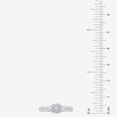 Round 1/2 CT.T.W. Natural Diamond Side Stone Bridal Set in 10K or 14K Gold