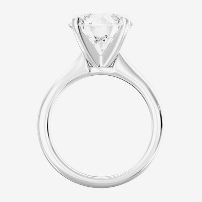 5 CT. Round Lab-Grown (F / VS1) Diamond Solitaire Engagement Ring 14k Gold