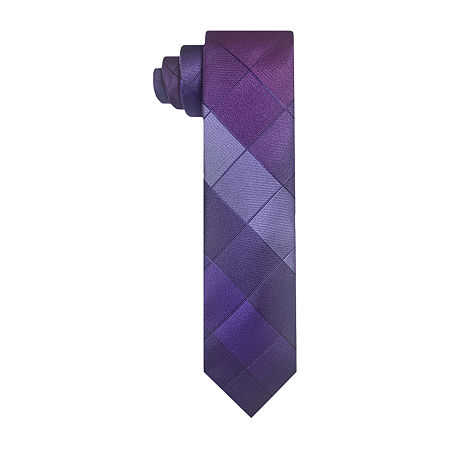 J. Ferrar Grid Tie, One Size, Purple