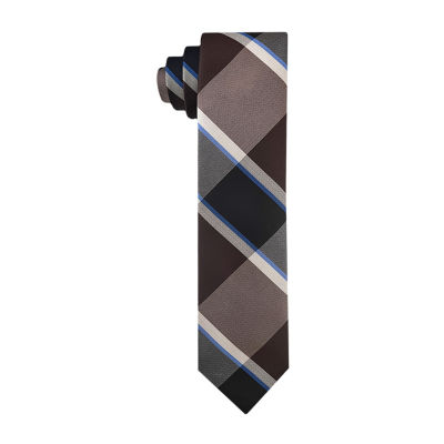 J. Ferrar Plaid Tie