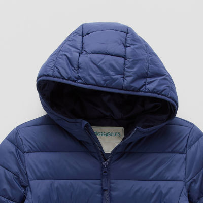 Thereabouts Packable Little & Big Kid Boys Midweight Puffer Jacket