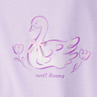 Carter's Girls Round Neck Long Sleeve 2-pc. Nightgown