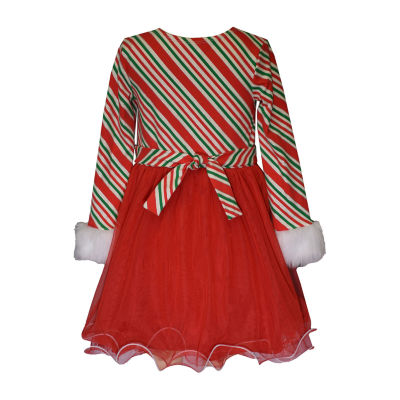 Bonnie Jean Baby Girls Long Sleeve Tutu Dress