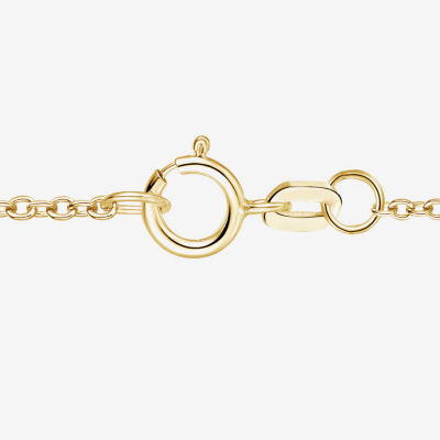 (J-K/I2-I3) Womens Diamond Accent & Gemstone 10K Gold Pear 18 Inch Pendant Necklace