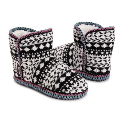 Muk Luks Leigh Slipper Womens Memory Foam Slip-On Slippers