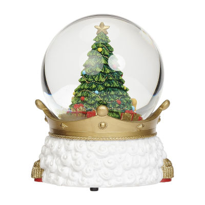 Roman 7"H Musical Nutcracker Head Dome Christmas Tabletop Decor