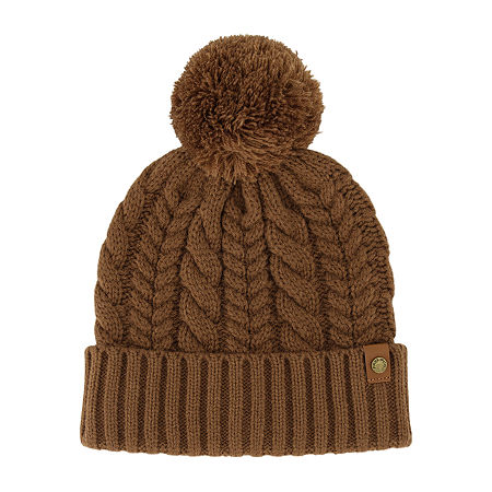 Frye And Co Cable Knit Womens Beanie In Brown