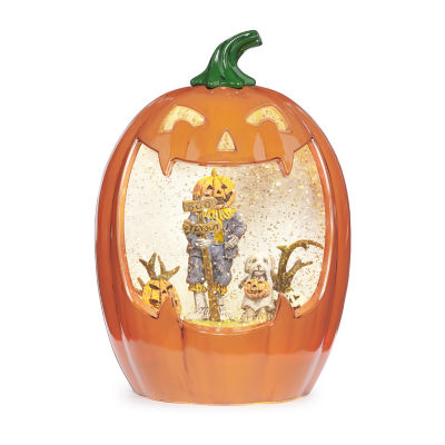 Roman 9h Lighted Swirl Jack O Lantern Halloween Tabletop Decor