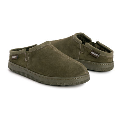 Muk Luks Matt Mens Memory Foam Slip Resistant Slip-On Slippers