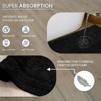 Home Weavers Inc Waterford Quick Dry 21X34 Inch Bath Rug