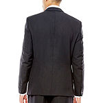 Collection by Michael Strahan Striped Black Suit Jacket - Classic Fit