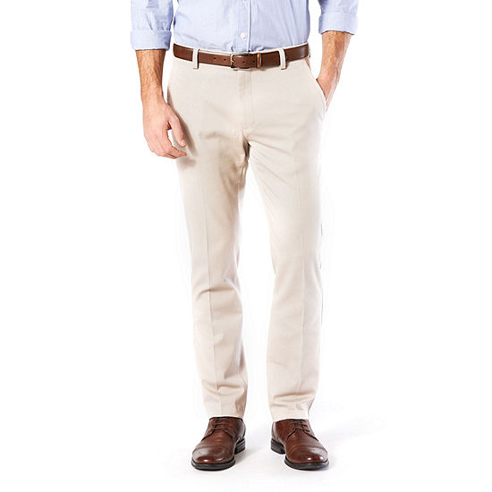 Dockers Easy Khaki With Stretch Mens Slim Fit Flat Front Pant - JCPenney