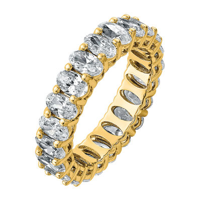 True Light 5MM 5 CT. T.W. Lab Created White Moissanite 14K Gold Eternity Band