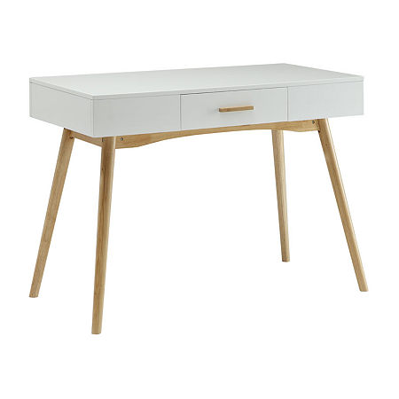 Convenience Concepts Oslo Desk, One Size, White